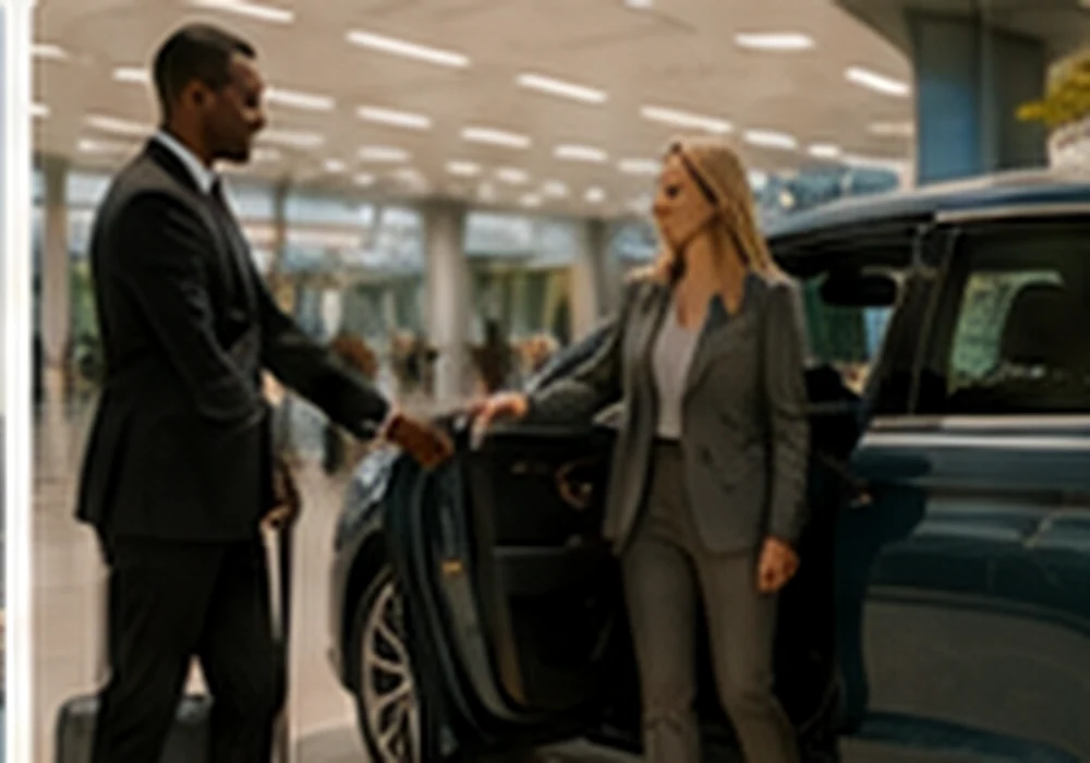 Premium airport pickup service