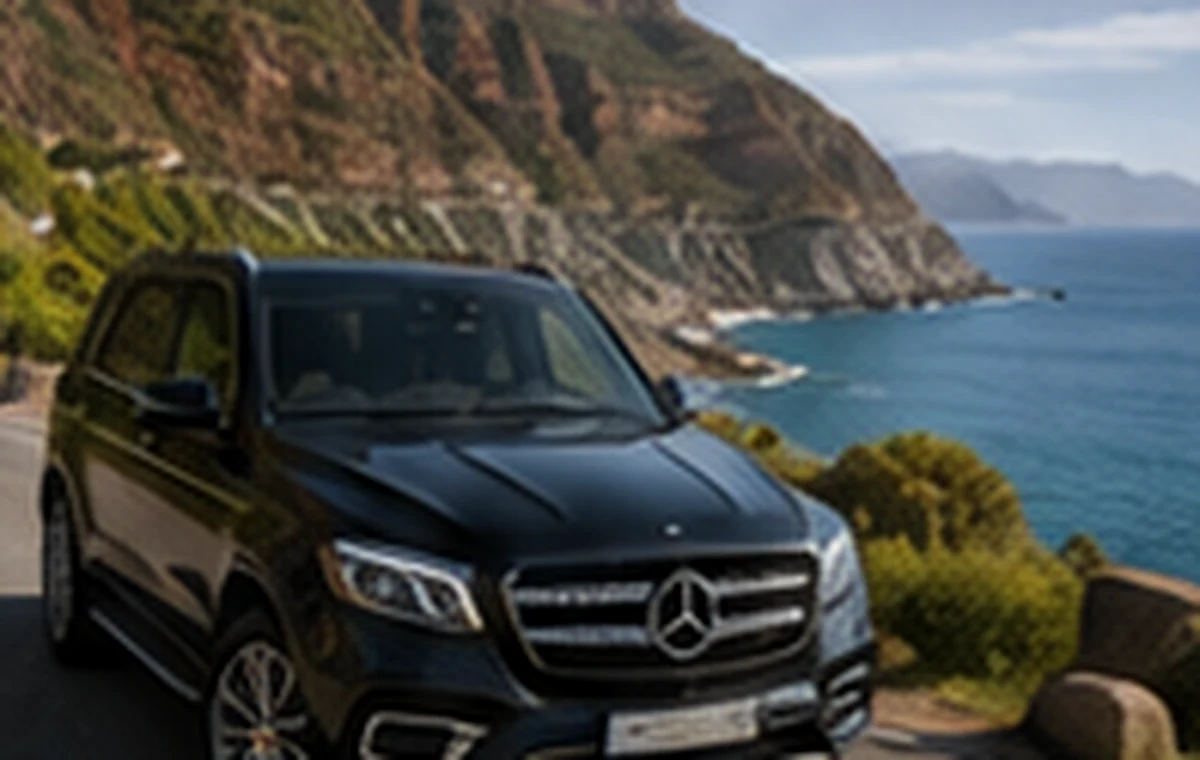Luxury coastal drive in South Africa